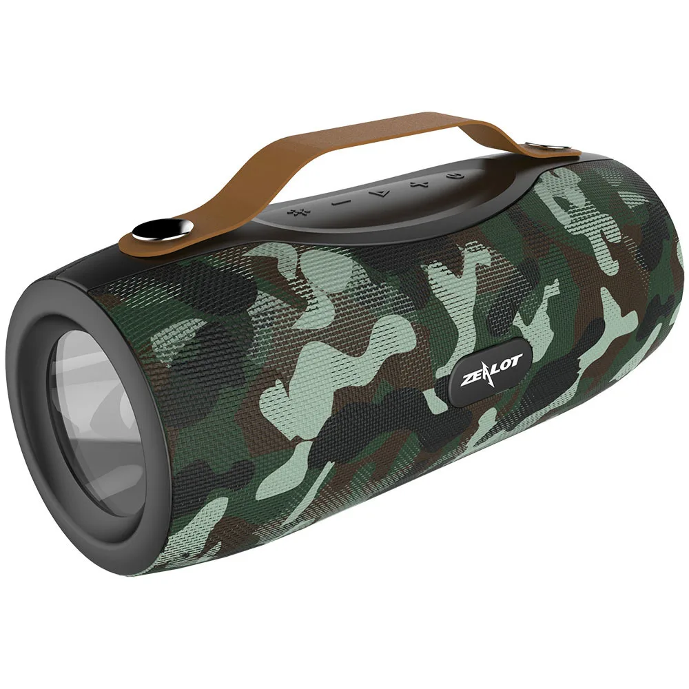 

Bluetooth-Колонка ZEALOT S29 портативная с FM-радио, внешним аккумулятором и фонариком