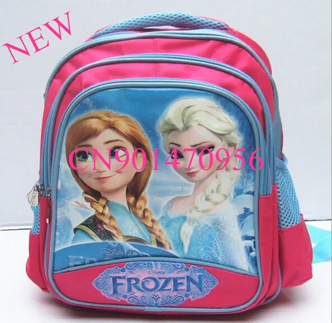 new schoolbag cartoon Frozen shoulder backpack kids school bags Kids summer holiday gift | Багаж и сумки
