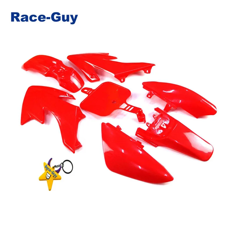 Red Plsatic обтекатель наборы для тела 50cc 70cc 90cc 110cc 125cc 140cc 150cc 160cc китайский Байк XR50 CRF50 SSR Thumpstar GPX топает - Цвет: Red