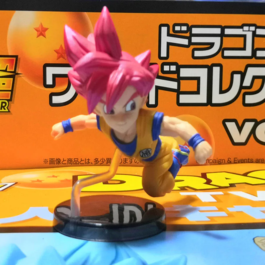 8X5 см 6 стилей Dragon Ball Z Goku Vegeta Birus Fliesa King WCF фигурка &quotDragon Ball&quot игрушка для мальчиков