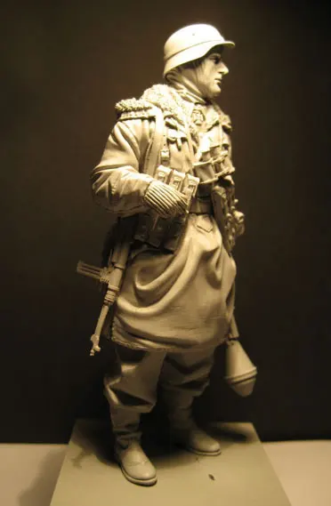 1/16 масштаб неокрашенные смолы фигурка Infantryman Коллекционная | Игрушки и хобби