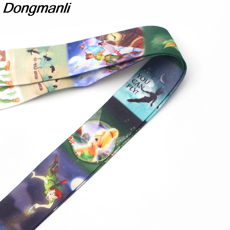 P1920 Dongmanli Питер Пэн Детские брелки бейдж со шнурком ID Lanyards/Мобильный телефон Веревка/ключ нашейные ремешки ремни ювелирные изделия