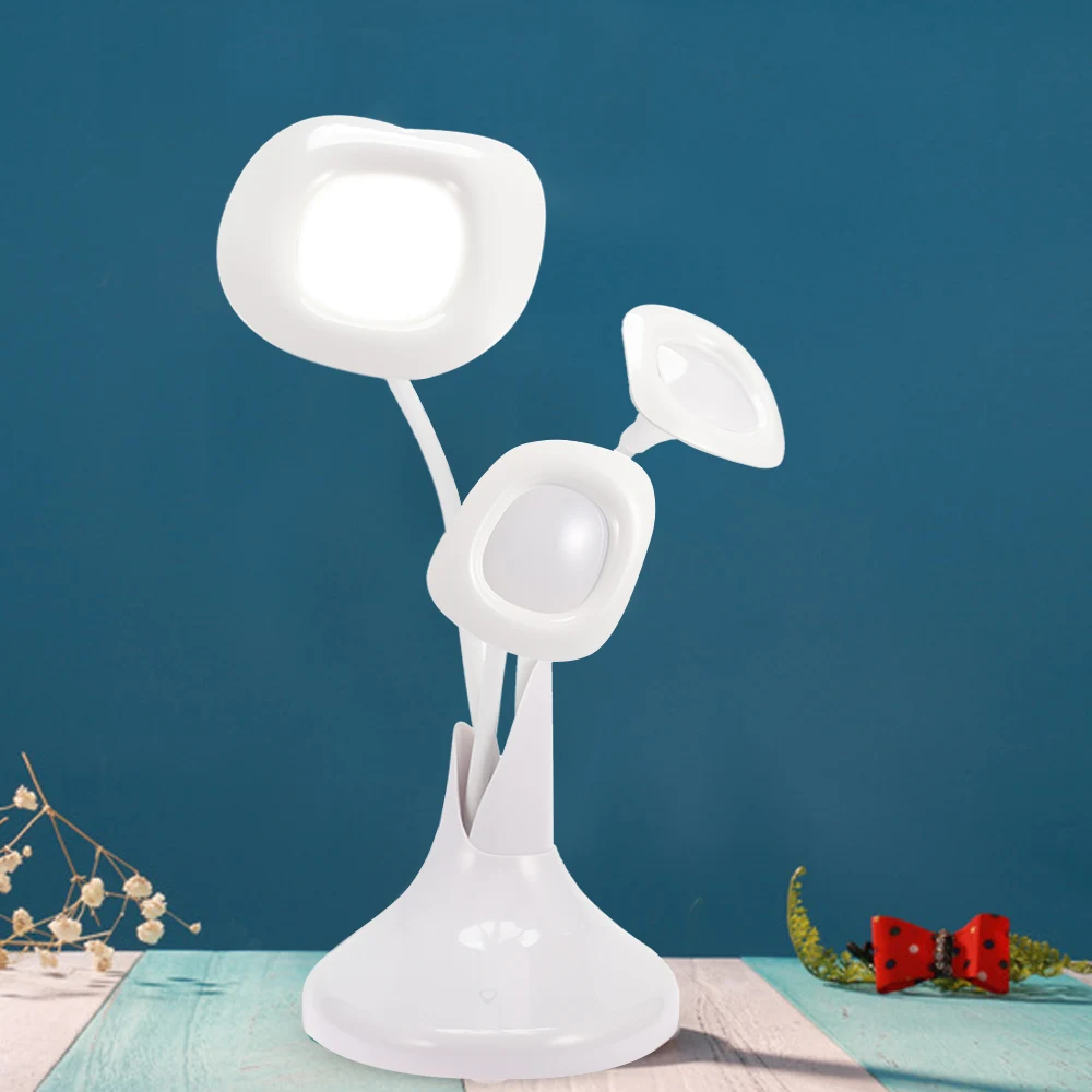 Morning Glory LED Настольная лампа сенсорное управление с USB порт зарядки 3 Уровня