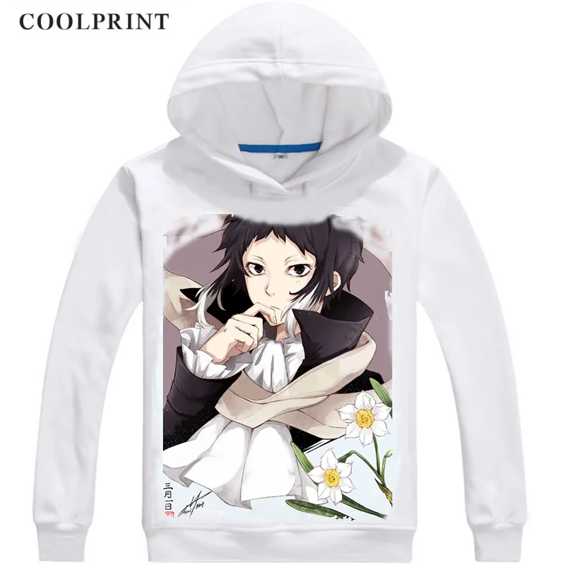 Coolprint Akutagawa Ryuunosuke мужские толстовки с капюшоном Bungou бродячие собаки литературная Мужская толстовка уличная Аниме Толстовка с принтом Длинная с капюшоном - Цвет: Style 16