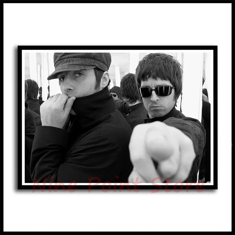 Oasis rock music бумажные постеры для бара кафе гостиной столовой декоративные картины без рамы