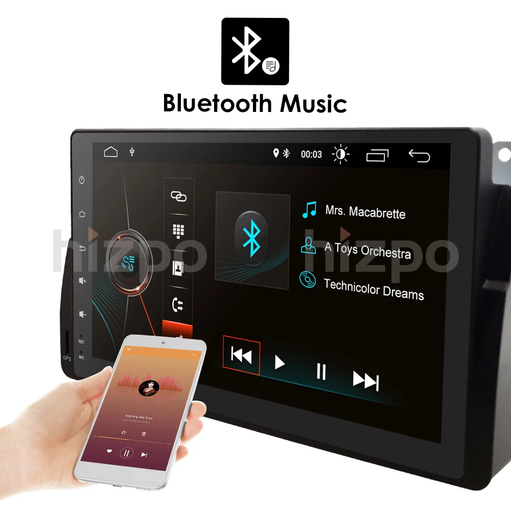 9 &quot2 + 16 Android заводская цена 1Din Автомобильный GPS плеер для BMW E46 M3 Bluetooth навигация