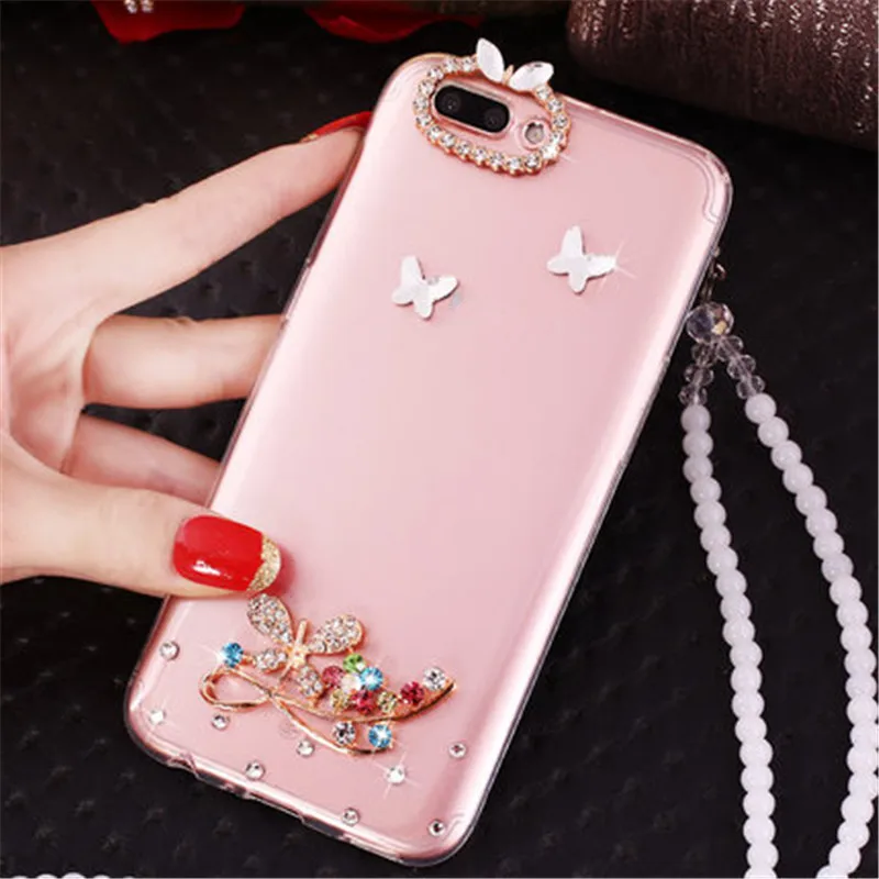 XSMYiss Bling Rhinestone Diamond Phone Case For Samsung S6 S7 S8 S9 S10 S11 PLUS Lite Note 5 8 9 10 Plus Clear Crystal Cover |