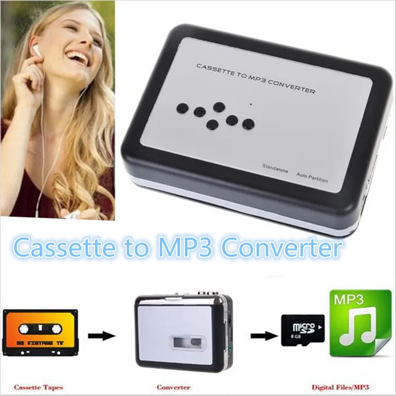 Конвертер формата виниловая лента в MP3 запись звука Walkman музыкальный плеер карта