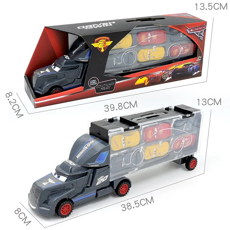 7 шт./компл. disney "тачки 3 Lightning McQueen Джексон Storm Мак дядя грузовик 1:55 литая игрушечная машинка Подарочные игрушки для детей