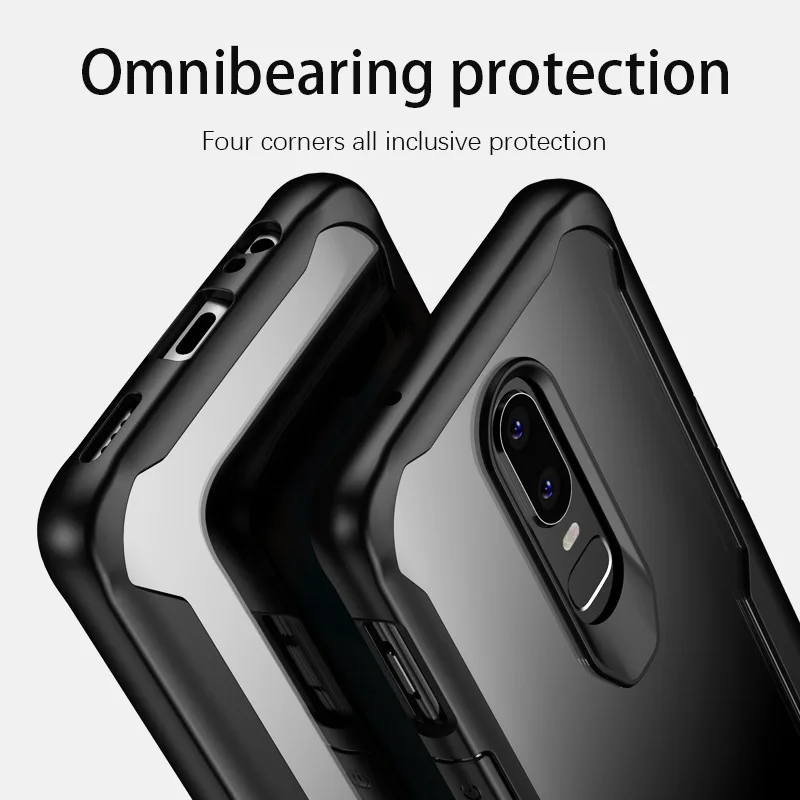 ARTUNG чехол для Oneplus 6 1 + прозрачный противоударный бампер подушка безопасности