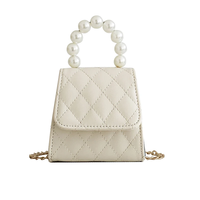 Сумка через плечо для женщин с жемчужинами ручной работы-маленький и легкий