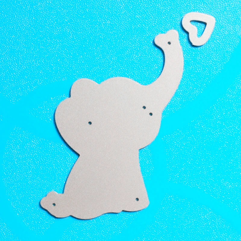 Металлические Вырубные штампы YLCD751 в виде слона для фотографий|dies for scrapbooking|die cut