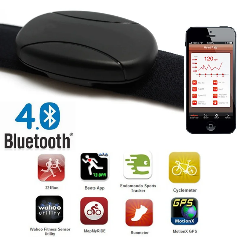 Пульсометр с Bluetooth кардио-датчик пульса спортивный пульсометр В Полярном стиле