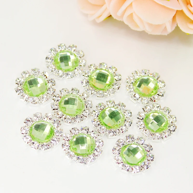 Украшение для волос цвета слоновой кости пуговица с жемчужиной и стразами 17