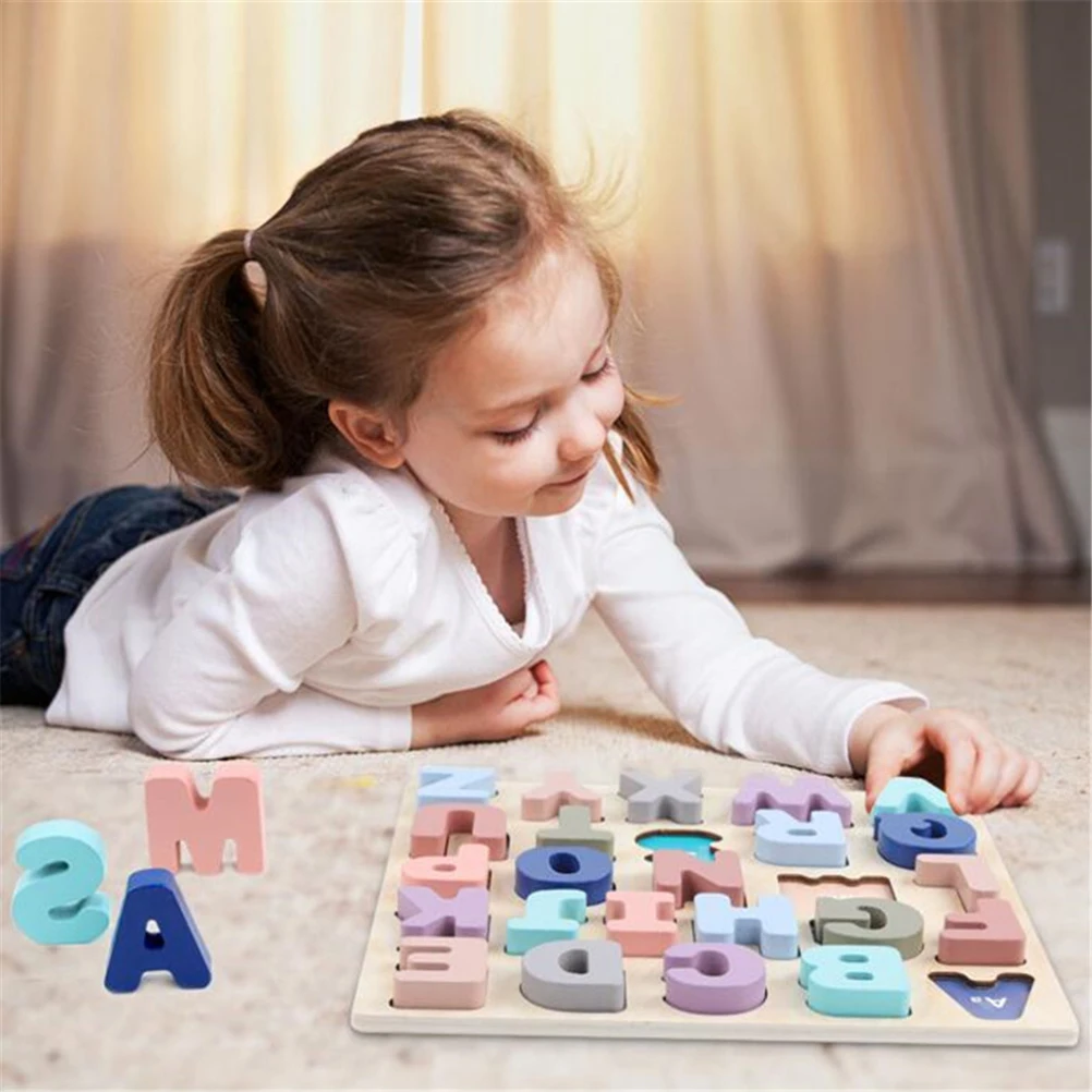 4 шт деревянные игрушки головоломки ручной захват для малыша Игрушки раннего