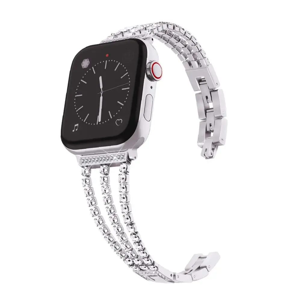 Металлический ремешок для Apple Watch Watch4/3/2/1 38 мм 40 Нержавеющая сталь ремень с
