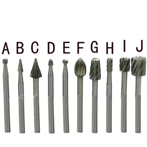 Ротационный напильник деревообрабатывающие фрезы Резак по дереву электрическая шлифовальная машина с поддержкой 10 шт набор из дерева высокоскоростной Сталь 10