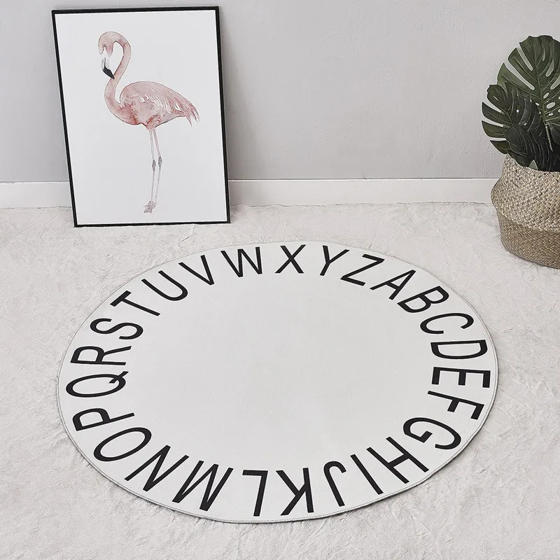 

Alphabet Printing Round Carpet Child Play Mat/Rugs Baby Kids Game Crawl Gym Activity Floor Mat Rug Blanket Developing Carpets
