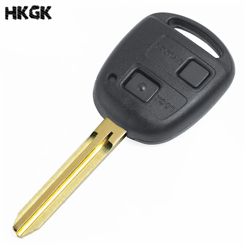 2 кнопки 433 МГц Автомобильный Дистанционный ключ для Toyota Avensis Kluger Prado120 Tarago RAV4