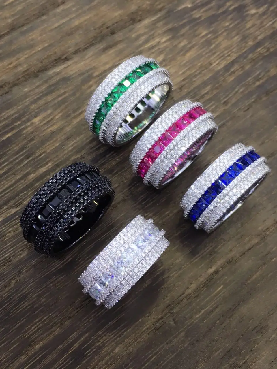 Модные женские украшения ручной работы кольцо с кубическим цирконием для женщин