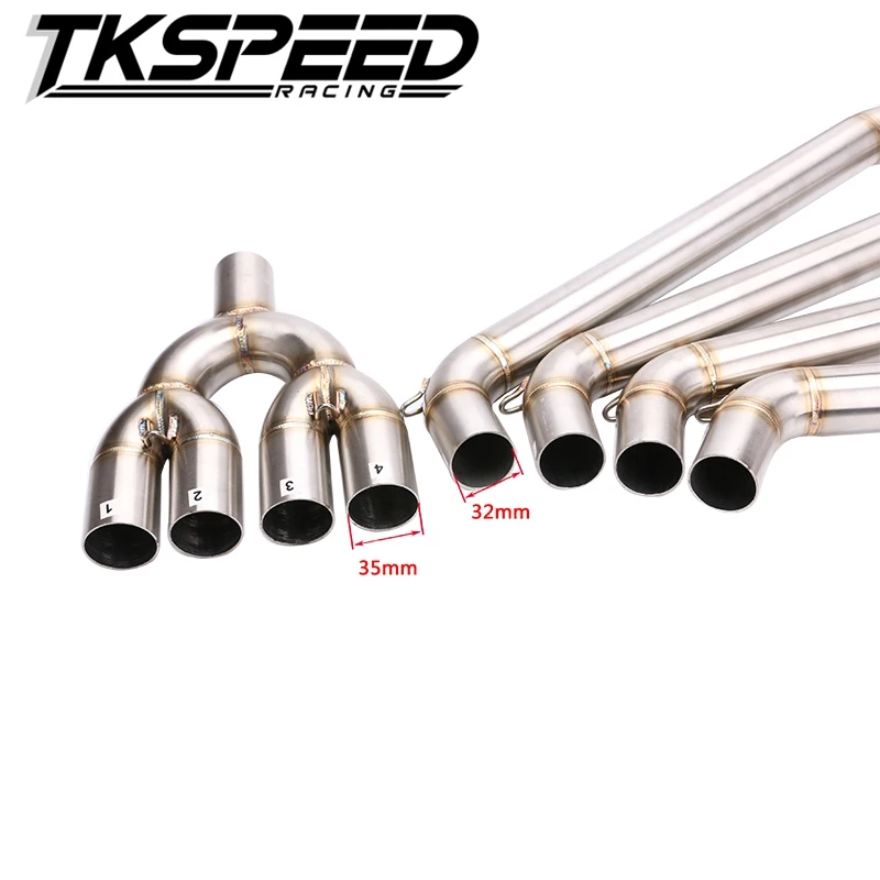 Motorcycle exhaust contact pipe For Honda CBR650F CBR650 2013 2014 2015 | Автомобили и мотоциклы