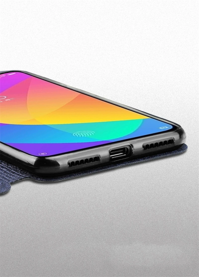 MOFi для xiaomi mi cc9 чехол глобальная версия Mofi для xiaomi cc9 чехол Флип кожаный для xiaomi mi cc9 чехол силиконовый cc9 чехол
