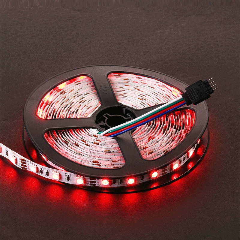 Goodland светодиодная лента света RGB 5 м DC12V 60leds/M IP65 Водонепроницаемый SMD5050 один Цвет
