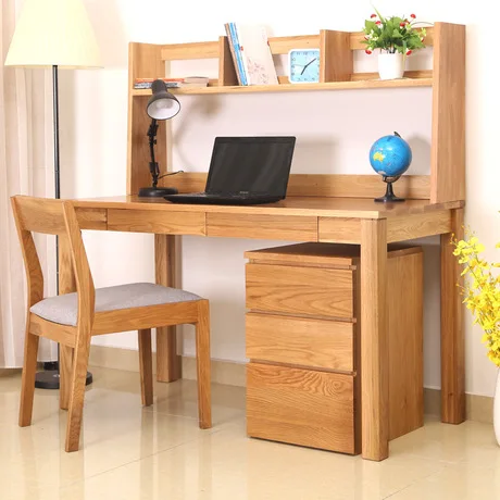 Стол компьютерный из массива дуба с полками и для хранения|wood computer desk|computer deskcomputer
