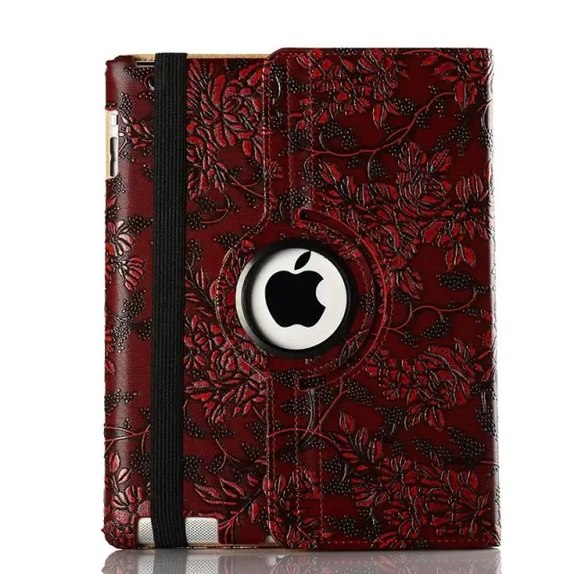 Бесплатная доставка 360 градусов вращаются вращающийся чехол для Apple Ipad air2 ipad6