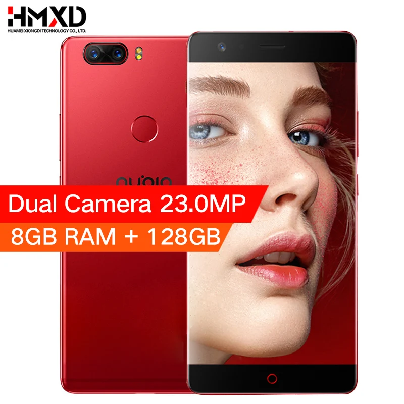 Оригинальный Нубия Z17 4G без полей 8 ГБ RAM128GB Мобильный телефон 5 &quotSnapdragon 835 Octa Core 23.0MP