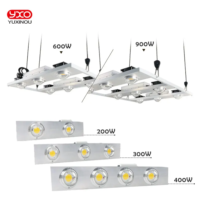 CREE CXB3590 200 Вт 300 400 600 900 COB Диммируемый светодиодный светильник для выращивания