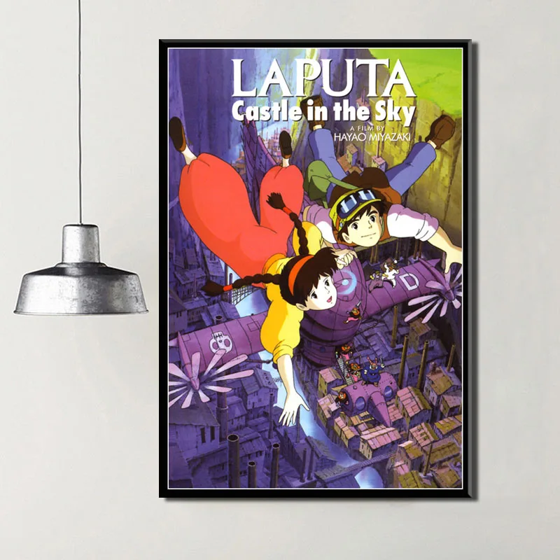 P415 замок в небе Миядзаки Хаяо классический мультфильм фильм горячее японское