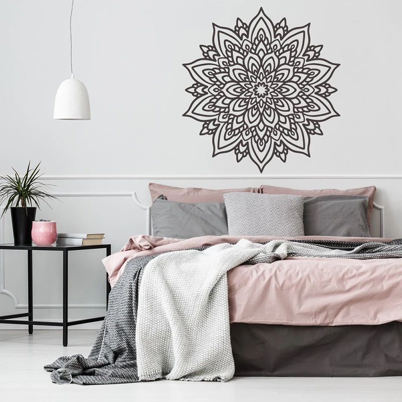 Потрясающая Наклейка на стену в стиле мандалы для декоративных