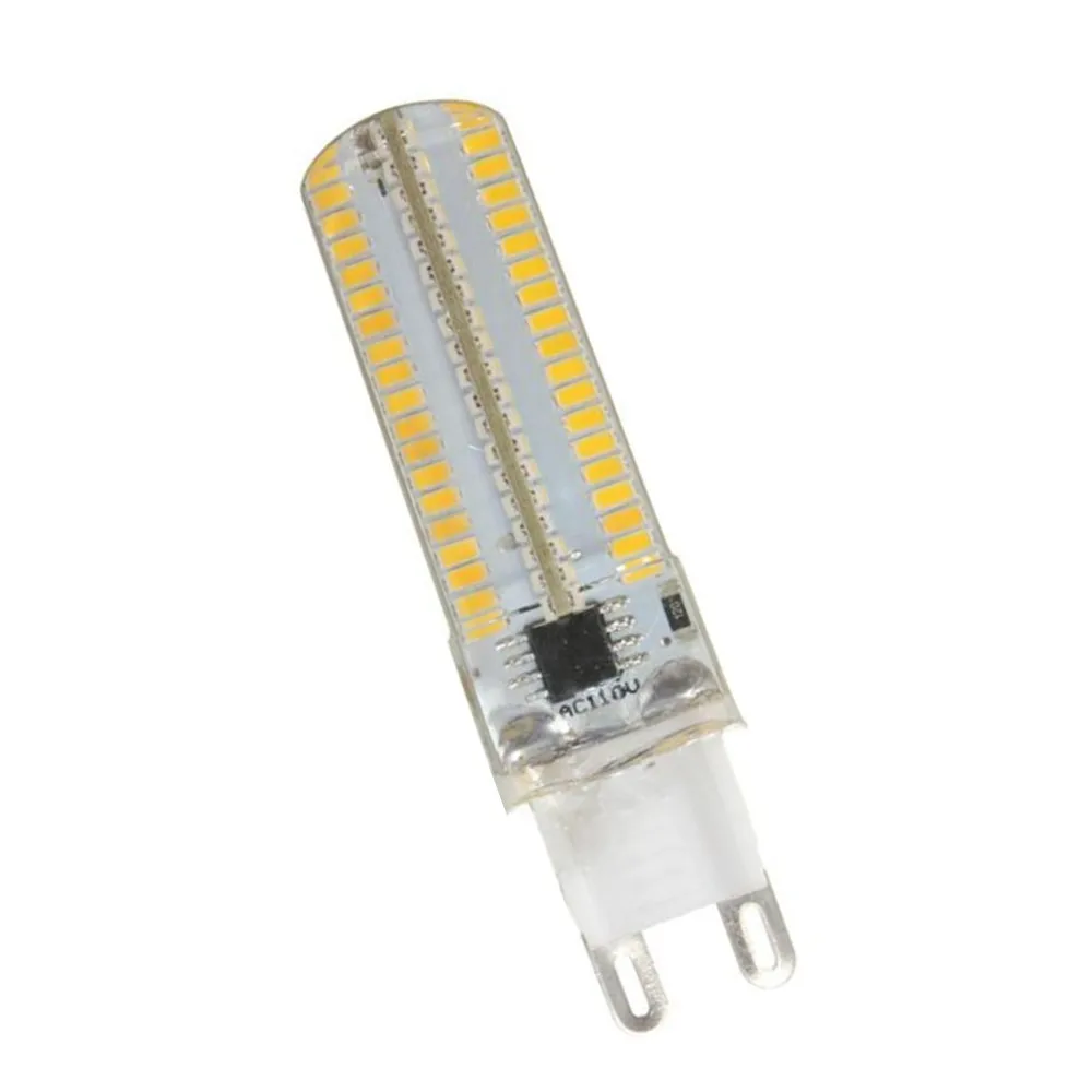 10 шт./лот G9 затемнения 152Led освещения 220 V W 3014SMD лампы силиконовые теплого белого