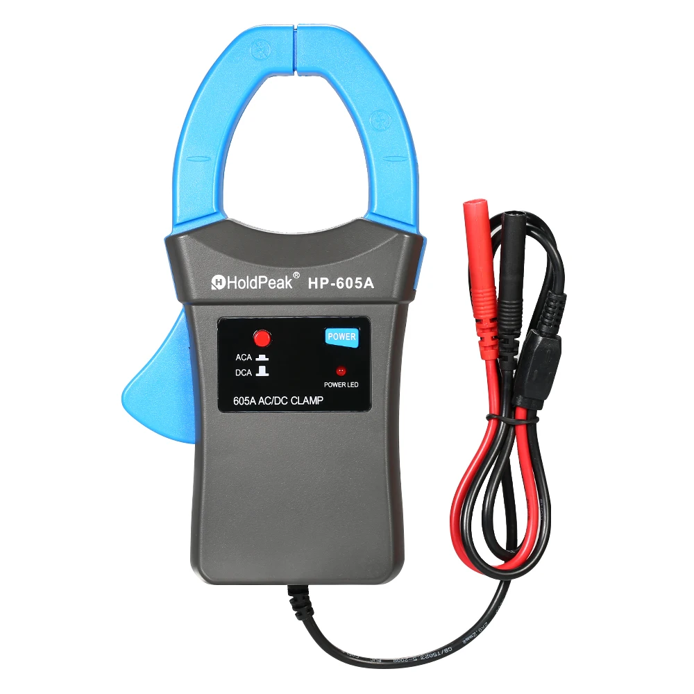 HoldPeak цифровой клещи 600A DC/AC токовый Зажим адаптер зажим-на мультиметр Амперметр с