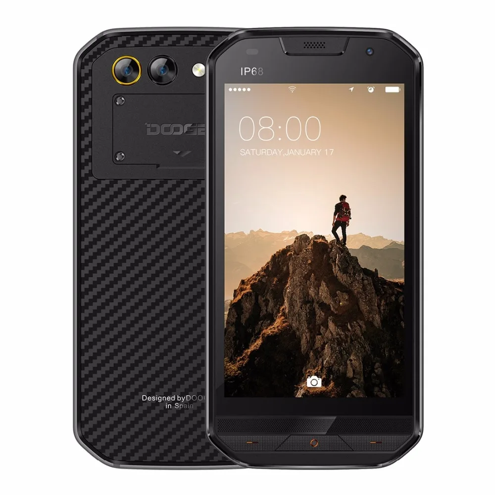 DOOGEE S30 4G смартфон 5 0 дюймов Android 7 MTK6737 прочный IP68 Водонепроницаемый сбоку
