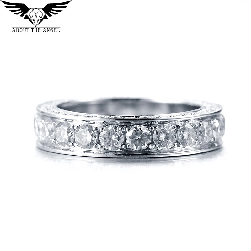 Муассанит кольцо/кольцо с бриллиантом/полный Вечность кольцо|ring ring|ring moissanitering