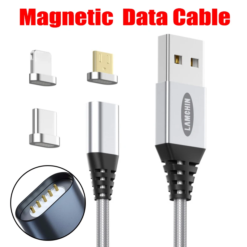 Лидер продаж 1 м Магнитный USB кабель для iPhone Xs Max 8 7 6 Type C зарядное устройство и
