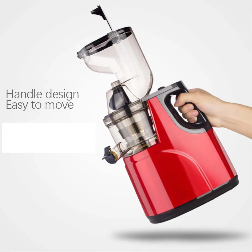 Соковыжималка для овощей 220 В низкая скорость большой широкий вход кормления