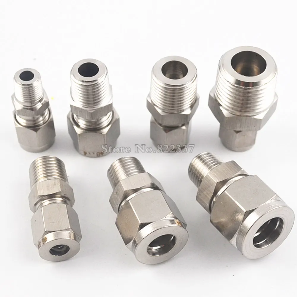 

Стальной прямой адаптер для фитингов 1/8'' 1/4'' 3/8'' 1/2'' 4-12 мм
