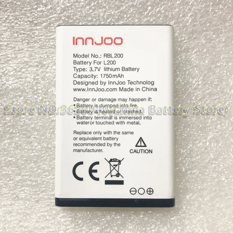 GND 3 7 V 1750 мА/ч RBL200 Замена Батарея для InnJoo L200 смартфон литий-ионный аккумулятор