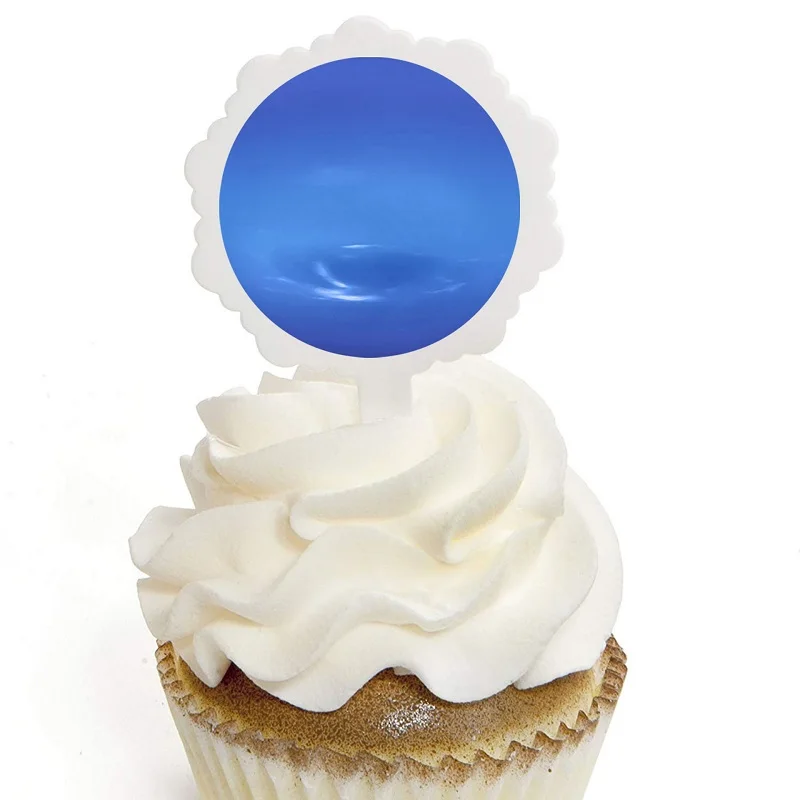 9 Млечный Путь планеты галактика Солнечный капкейк Топпер Дети День рождения Baby