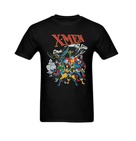 Для мужчин Хлопок Graphic Tee Футболка с принтом X Летний стиль футболки мужской Harajuku