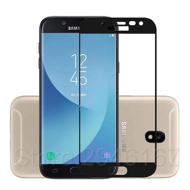 9H полное покрытие из закаленного стекла для samsung Galaxy J7 SM-J730F/DS Pro J730 J730F J730K J730FM J730GM Защитная пленка для экрана