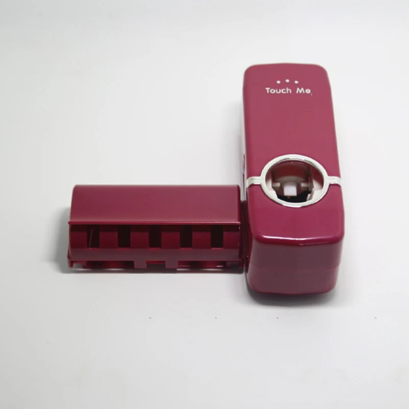 Red Корейская зубная щетка, держатель, автоматическое устройство для выдавливания зубной пасты, набор зубных щеток, автоматическое устройство, бытовой ежедневный набор для ванной комнаты - Цвет: Red