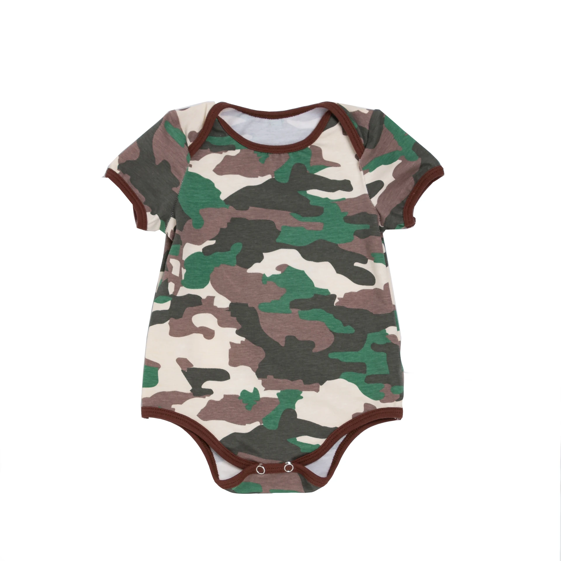 Унисекс мягкий хлопковый камуфляжный комбинезон для новорожденных одежда