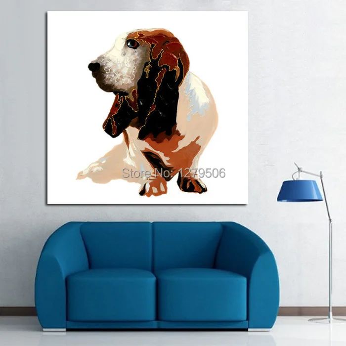 100% расписанную абстрактная живопись маслом животных настенная на холсте для