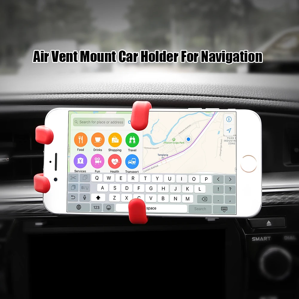 Универсальная автомобильная подставка для телефона KISSCASE iPhone 6 6S 7 Plus 5S Samsung Galaxy S8 S7