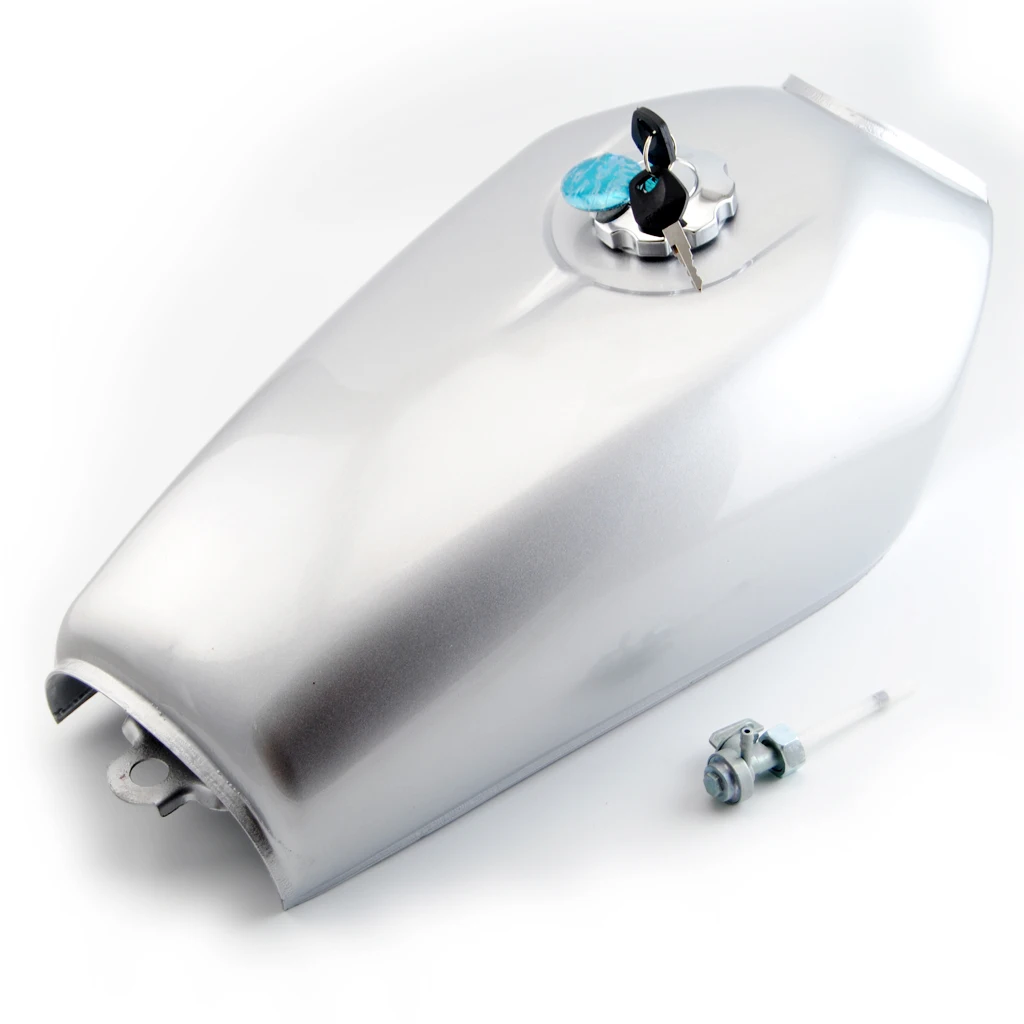 Мотоцикл Винтаж 9 литров кафе гонщик Бензобак универсальный для Honda CG125 CG250W|gas tank|gas