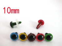 50pcslot 10mm 5color mixed color crystal round safety eyes